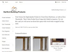 Tablet Screenshot of hartfordbuildingproducts.com